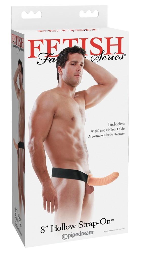 Série Fantasia Fetichista - Arnês Strap-On com Dildo de Pênis 20 cm
