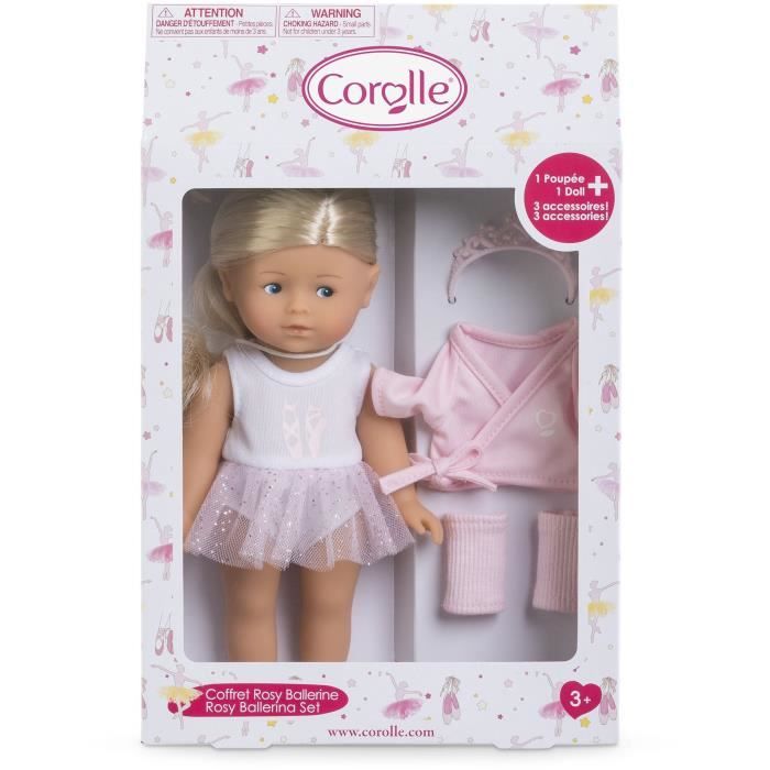 Mini poupée - COROLLE - Coffret Rosy Ballerine - 20 cm - senteur vanille - dès 3 ans