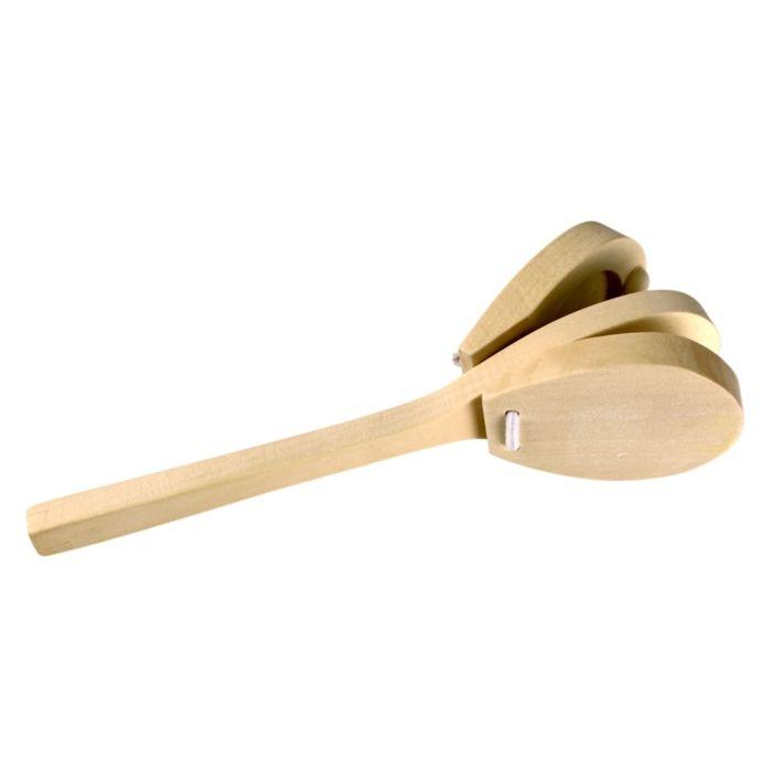 Kastanetten aus Holz 16,4 x 4 x 3,7 cm