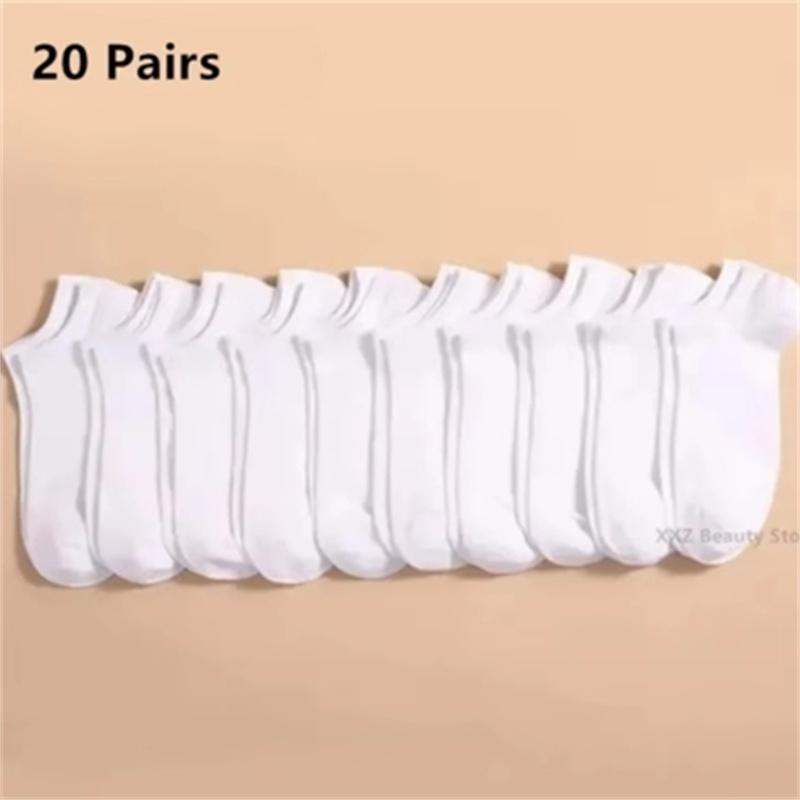 1/10/20/50/100 Pairs Boat Socks For Women Men Invisible Low Cut Silicone Non-slip No-show Ankle Socks Casual Breathable Socks