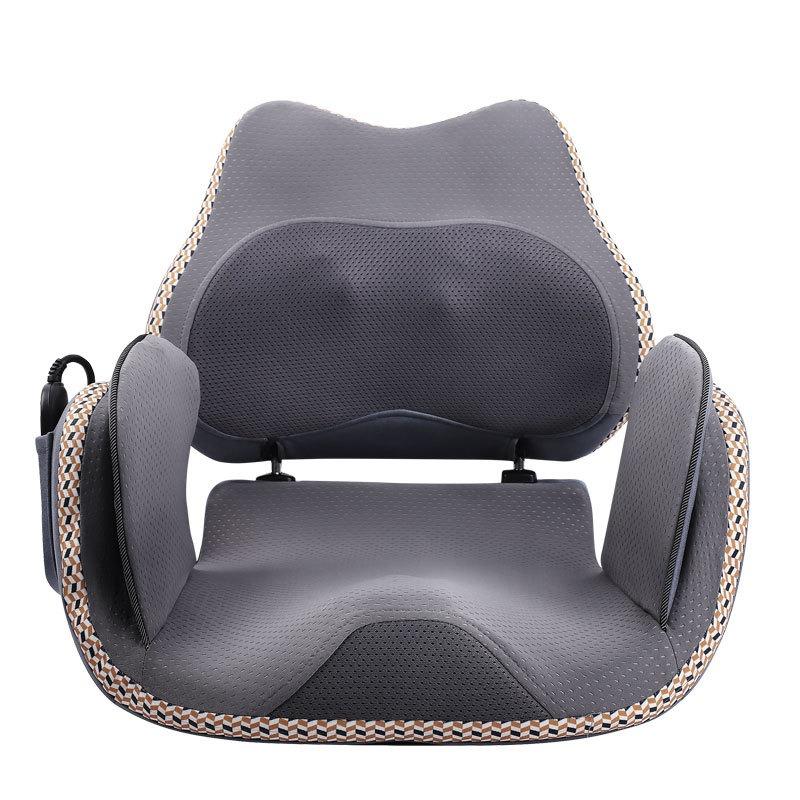 You can fold the waist, buttocks, integrated massage seat cushion, knead the waist rest, vibrate, heat massage, airbag massage cushion.