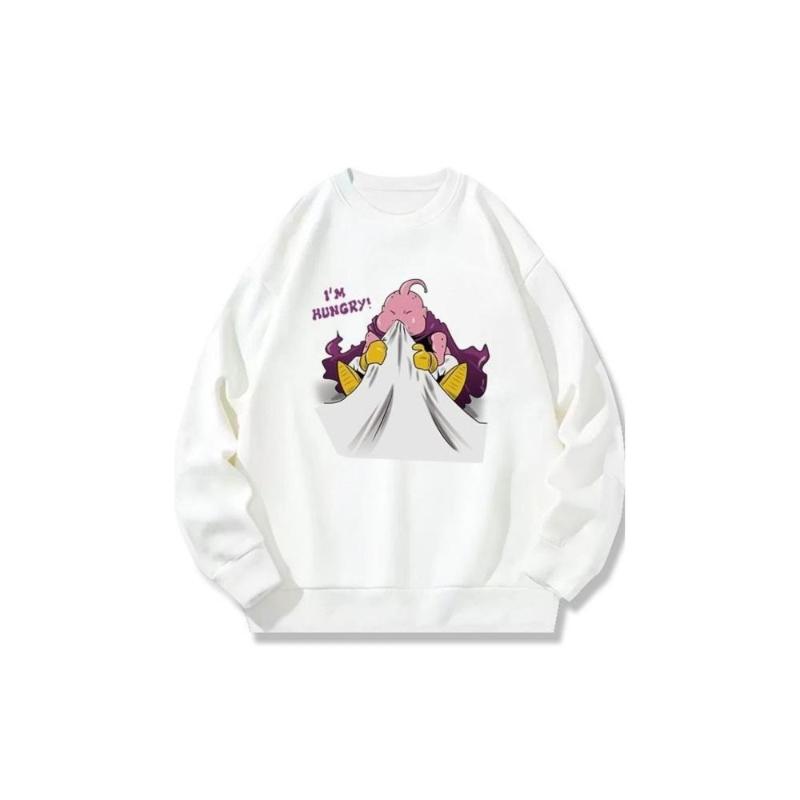 

Dragon Ball Crew Neck Sweatshirt, Fade-Resistant Fabric, Low-Maintenance Long-Term Daily Wear S