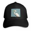 Louisiana Egret Baseball Cap Streetwear Hip Hop Trendy Vintage Retro Embroidered Lightweight Packable