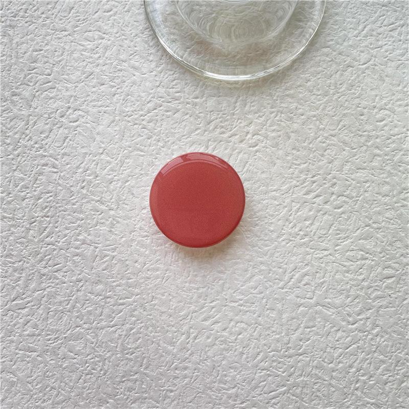 Transparent Epoxy Color Airbag Stand: Creative Desktop Tablet & Phone Ring Support with Logo.