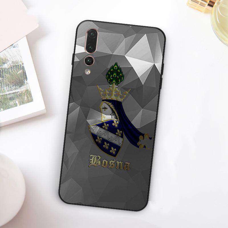 Bosna i Hercegovina Heart For Huawei Nova Y73 Y72 Y90 Y70 Y60 Y91 Y61 12s 12i 11i 8i 9 10 SE P60 P30 Pro P40 Lite Case