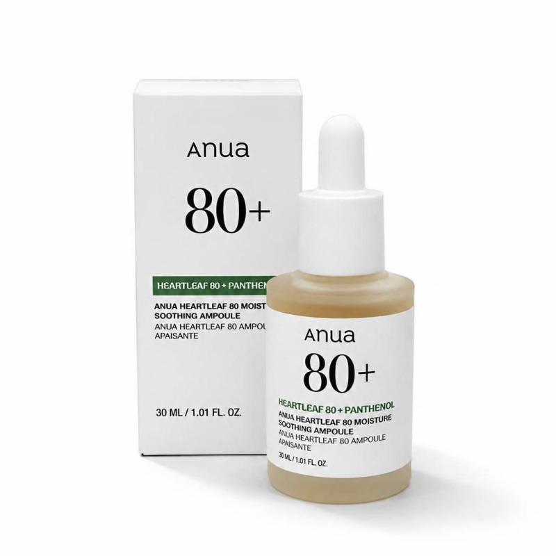 ANUA Heartleaf 80% Moisture Soothing Ampoule Hydrating & Calming Serum 30ml