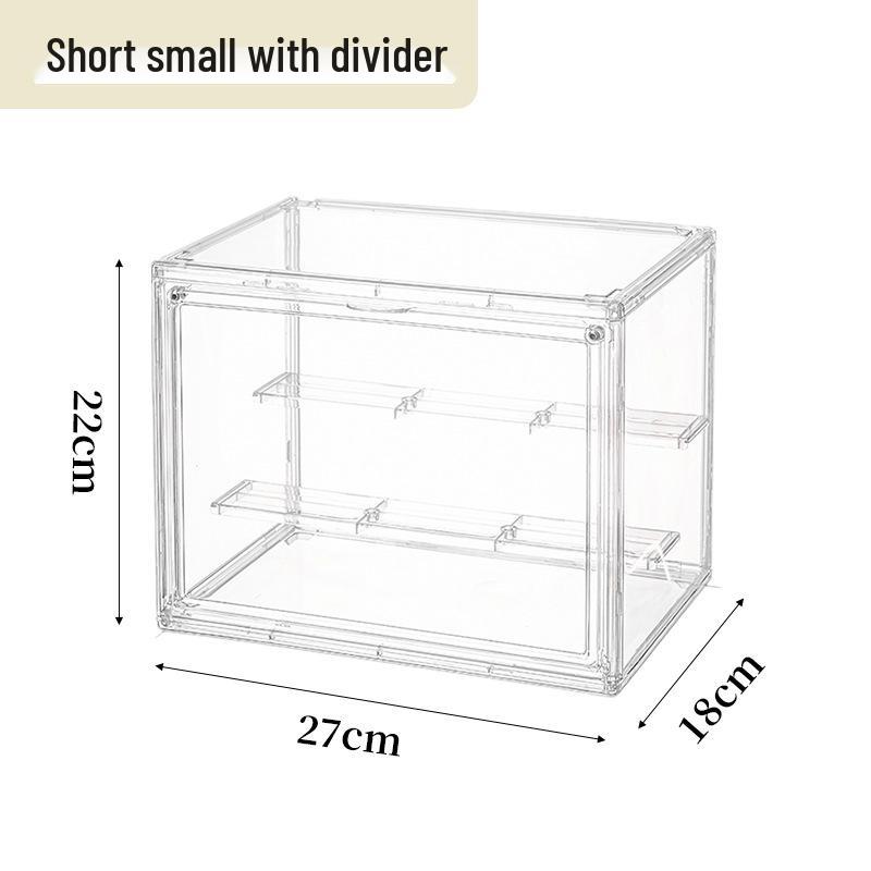 Acrylic Display Case with Shelves for Model Figures, Dolls, and Blind Box Figurines 