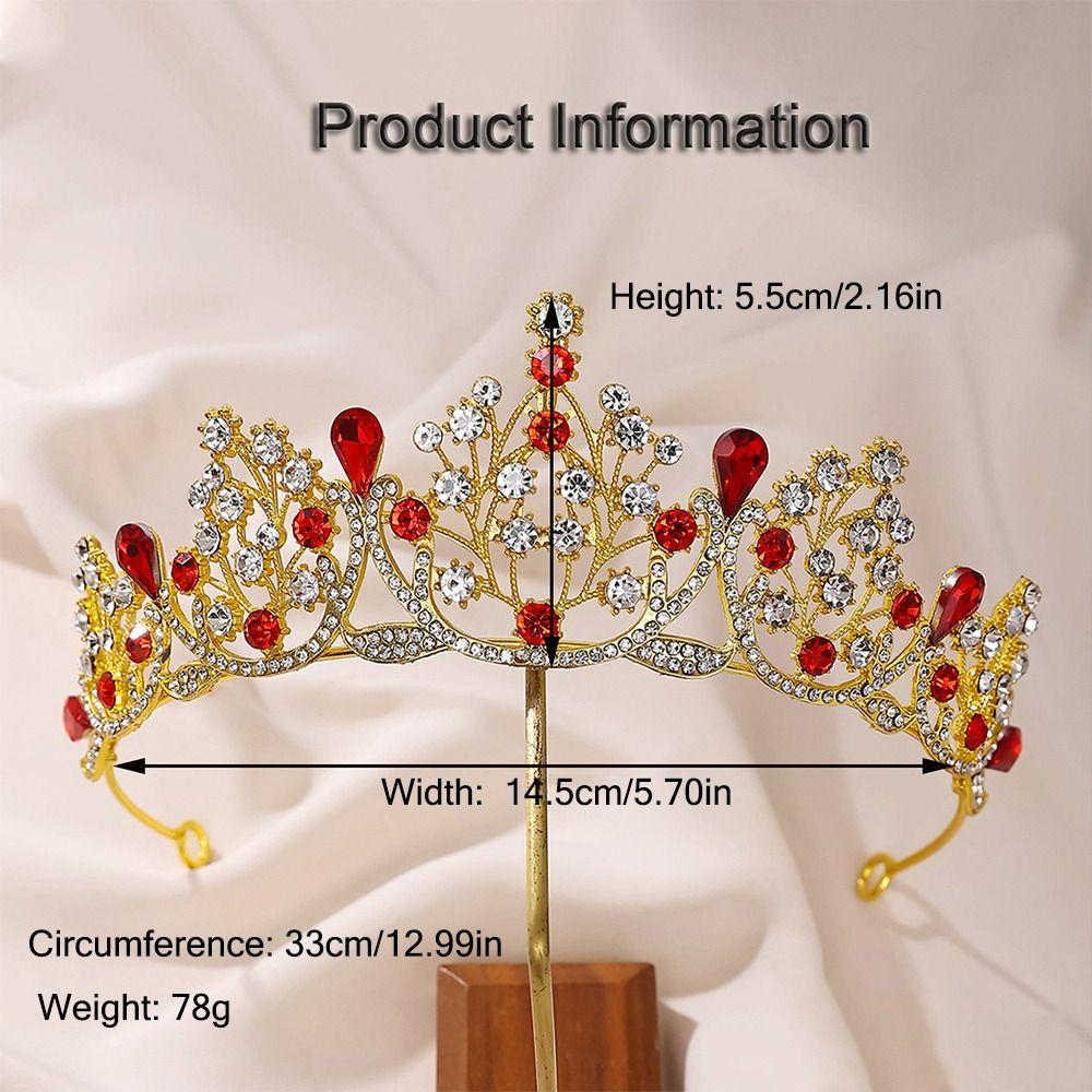 Headdress Birthday Party Crystal Crowns Bridal Headpiece Crystal Tiaras Princess Headbands