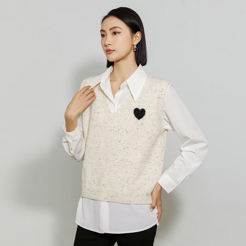 Women's Commuter Shirt & Vest Two-piece Set