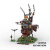 Building Blocks MOC Small Particle Assembly Assembly Ornament Model Children's Toy Gift Howl's Castle