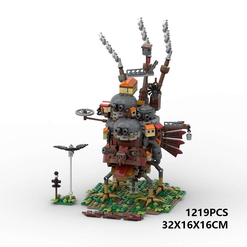 

1249 шт. Howled-Movings Castle Building Blocks Set Animated Architectural Scenes Bricks Model Toys Boys Children Holiday Gifts