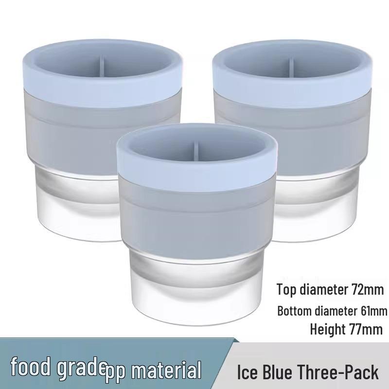 Velký silikonový výrobník ledových koulí na whisky