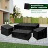 4Pcs Patio Furniture Cover Set Heavy duty Waterproof Patio Furniture Cover Oxford Cloth Outdoor Furniture Cover with Drawstring