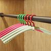 10Pcs Dopamine Clothes Drying Rack Anti-Slip Clothes Holders Folding Clothes Hangers  Travel