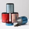 Portable Small Tea Packaging Box Tinplate Storage Can Exquisite Prints Empty Tea Tin Can Household Green Black Tea Sealed Jar