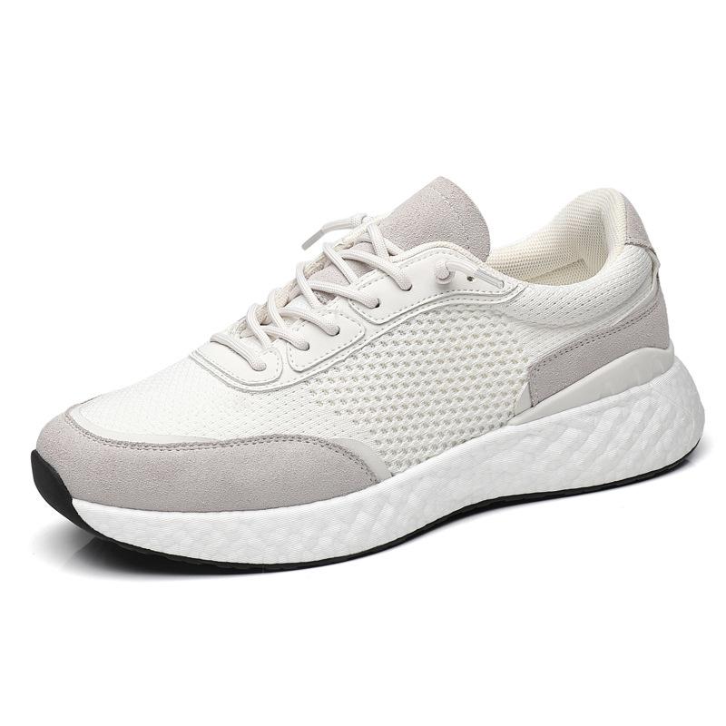 

New Men Casual Shoes Breathable Air Mesh Sneaker Street Cool Comfortable Leisure Sport Shoes 38 белый