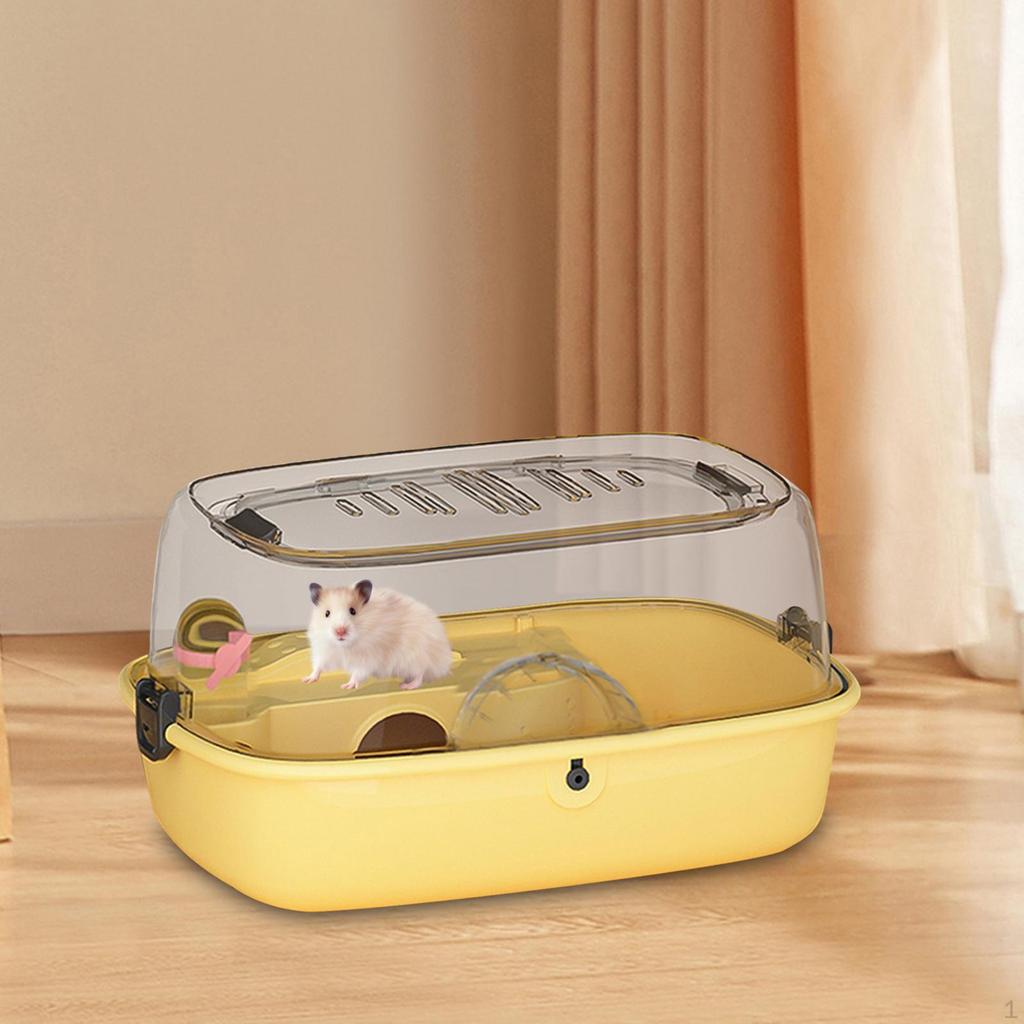Habitat Hamster Cage Openable Top Ventilation Transparent Breathable Acrylic Small Animal for