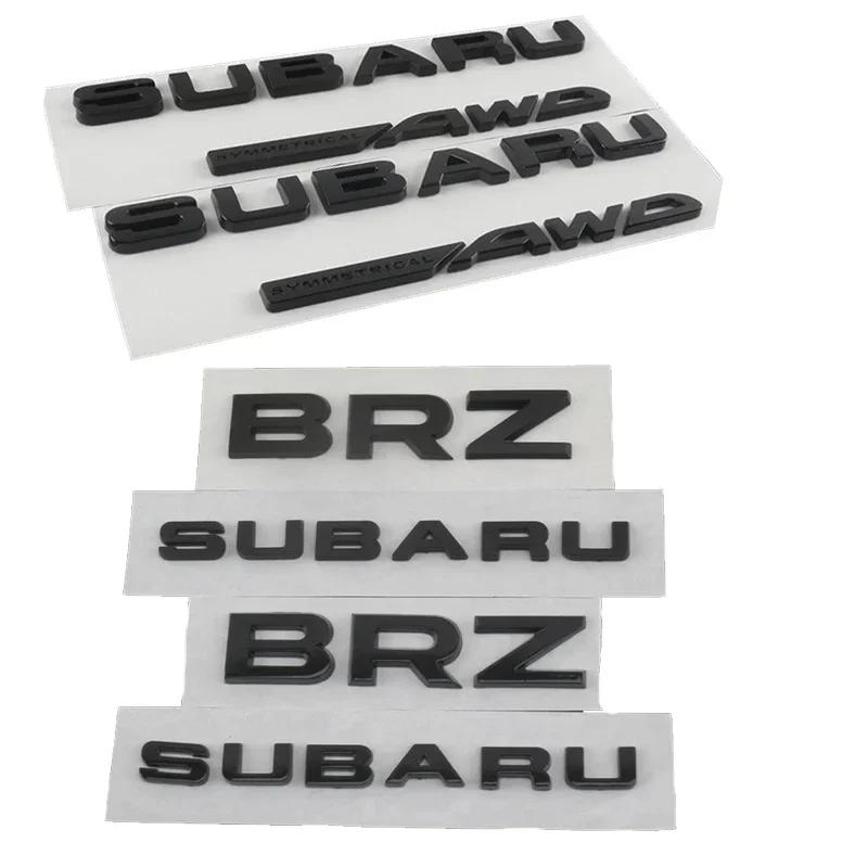 For Subaru WRX BRZ STI XV FORESTER IMPREZA LEGACY OUTBACK Auto Body Tail Letter Badge Decal ABS Car Rear Trunk Sticker Emblem vg5