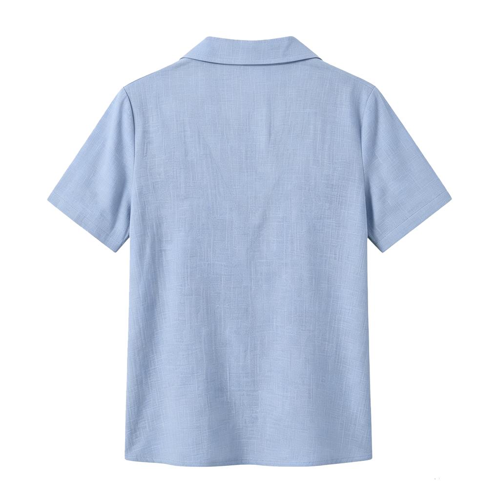 Women's Fashion Loose-Fit -Color Casual Top