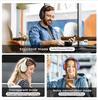 2025 S35 ANC Wireless Headphones Over-ear 42dB ANC Headphone Bluetooth 5.2 40mm Dynamic Driver 60-hour Battery Life Earphones