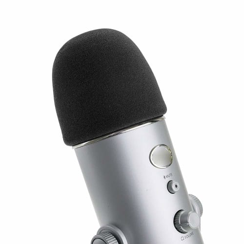 SUNMON Microphone Foam Windscreen Cover for Blue Yeti, Yeti Pro, and Yeti X Microphones, Microphone Pop Filter Mask Shield Also Fits MXL and Audio-Tec