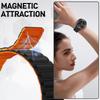 Silicone Strap for Samsung Galaxy Watch 8 44/40mm Magnetic Adjustable Wristband for Galaxy Watch 8 Classic 46mm No Gaps Bracelet