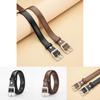 Womens Pu Leather Belt With Square Alloy Buckle For Casual And Office Wear