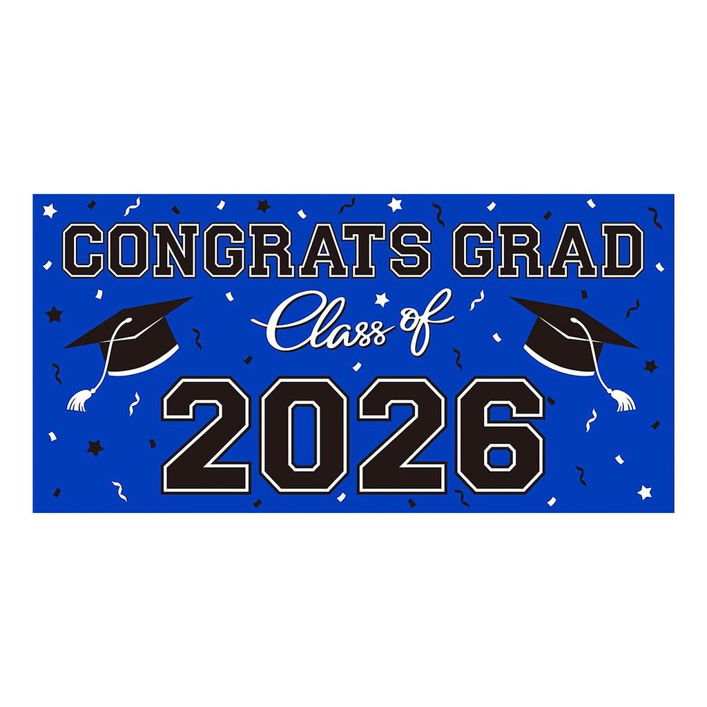 100cm 2026 Graduation Party Background Cloth Banner Graduation Party Photography Props Banner Hanging Cloth