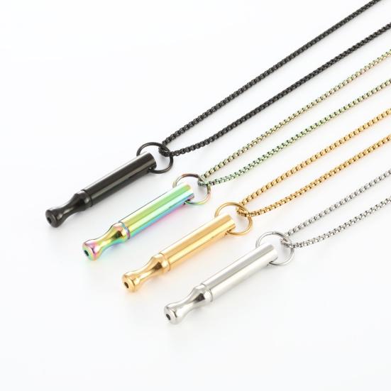 Yousheng Mindful Breathing Necklace Stainless Steel Anxiety Reduction Necklace Stress And Panic Relief Necklace Adjustable Length Meditation Inner