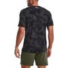 Under Armour RUSH T-Shirts Herren Schwarz Rundhals Mäßig Gerader Schnitt 1376792-001