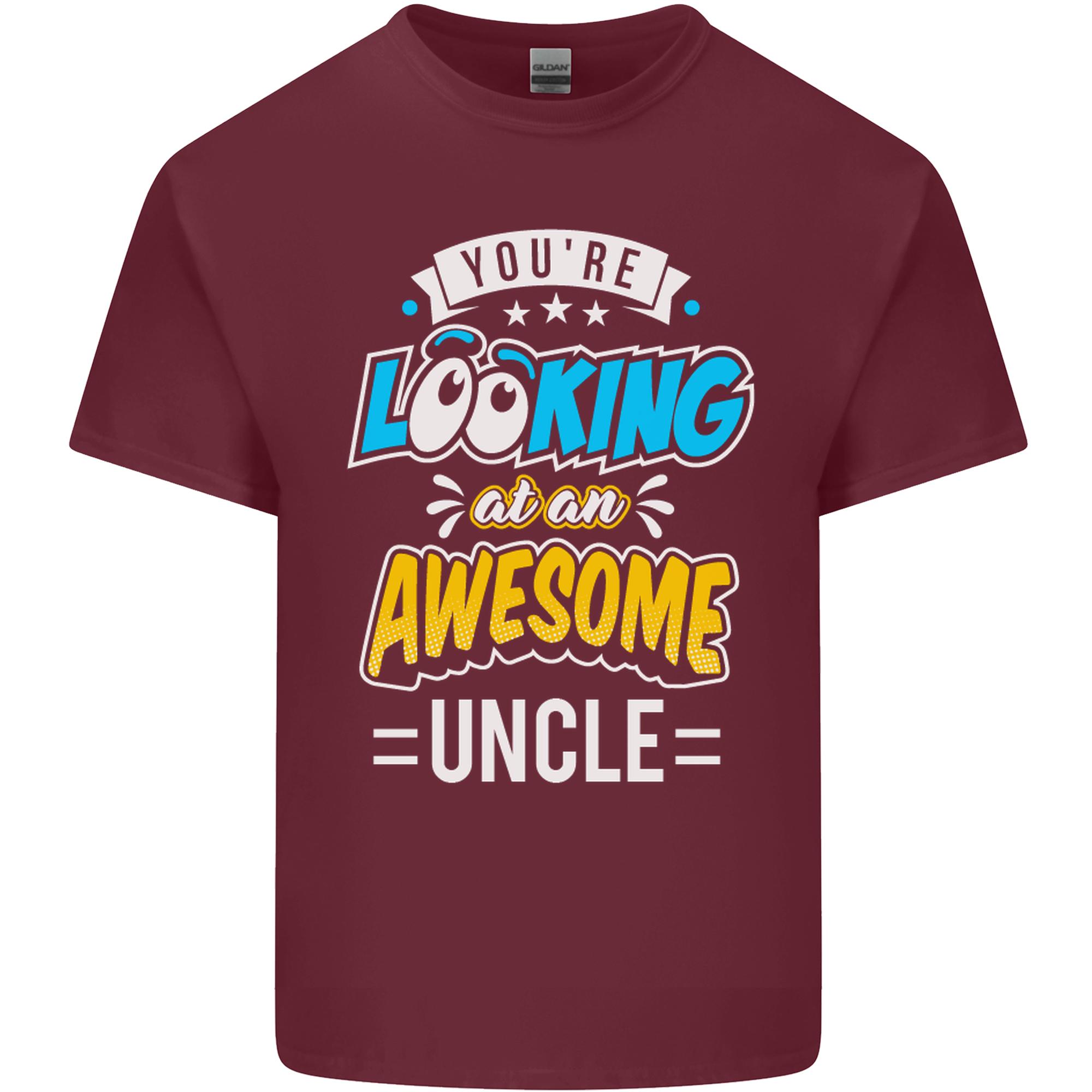 Youre Looking at an Awesome Uncle Unisexs Light Cotton TShirt S