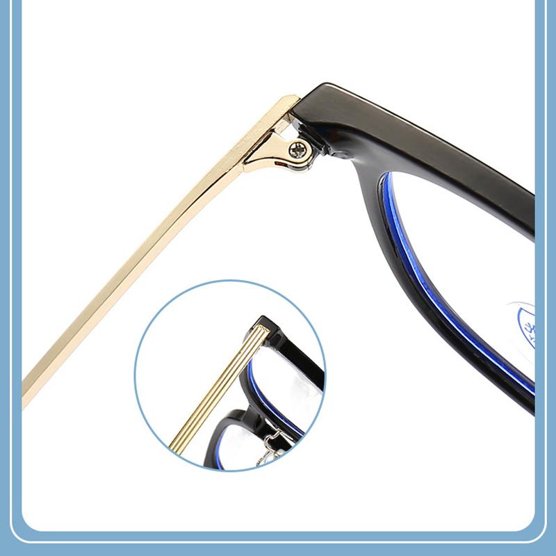 New Glasses Frame Luxury  Design Tea Color Women Anti Blue Light Eyeglasses Camping Cycling Fishing Men Retro Eyewear Frame