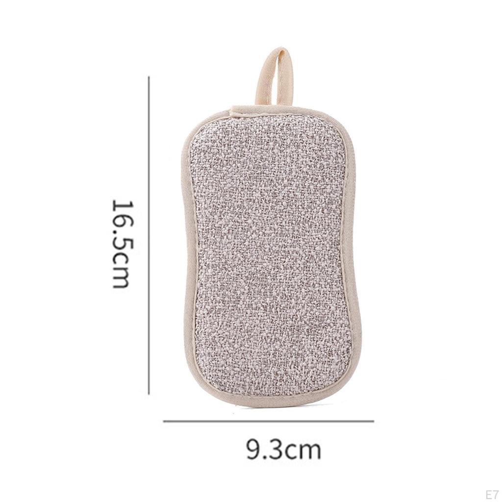 6 Paket Temizleme Süngeri Mutfak Kokusuz Yıkanabilir Mikrofiber Bulaşık Havlusu Bezleri