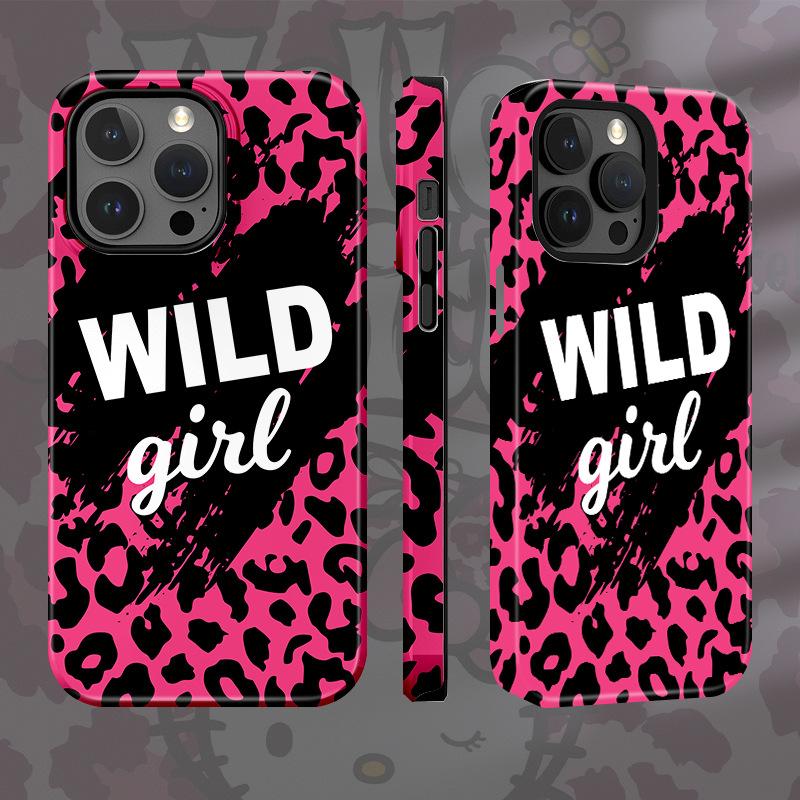 

Леопардовий принт IPhone 16 Двошаровий плівковий чохол Trend Cool And Spicy Girl 14 Promax Phone Case 15 iPhone14plus безодня