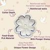 Flower Cookie Cutter Sunflower Rose Tulip Shape Biscuits Molds for Baking Fondant Pastry Biscuit Clay DIY Molds Gifts for Mother's Day Valentine's Day