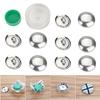 Round Fabric Cloth Covered Button Kit Diy Bag Cloth Buckle Machine Set Handmade Crafts Press Button Base Making Sewing Supplies