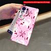 2DFlat Samsung phone case Cute White Cats with Hearts and Bows on Pink Background Applicable to Galaxy S22 S23 S24 S25ULTRA S26 A12 A13 A14 A15 A16