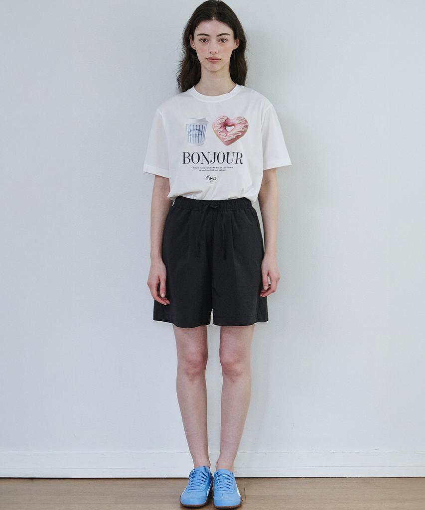MALOUPE 5218 Amor Graphic T-Shirt (White)