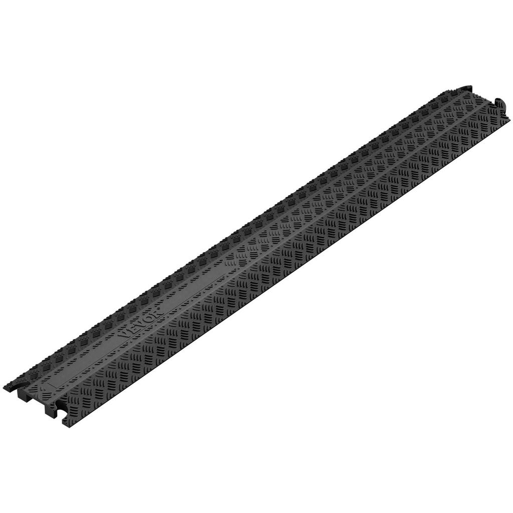 3 PCs Drop Over Cable Cover Ramp, 2,000 lbs/axle Load Capacity, Heavy Duty Cable Hose Protector Ramp, Floor Cord Cover for High Walking Traffic Areas
