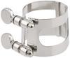 D.BONADE Alto Saxophone Ligature, Reverse Tightening, Nickel Plated Finish (2254U)