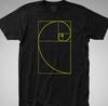 Golden Ratio T SHIRT Fibonacci Spiral DaVinci Tool God Geek Universe Esoteric