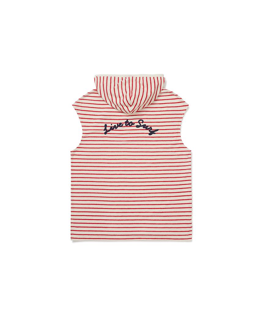 Clove [26Sm Clove] Mickey_Stripe Cover-Up (Red)
