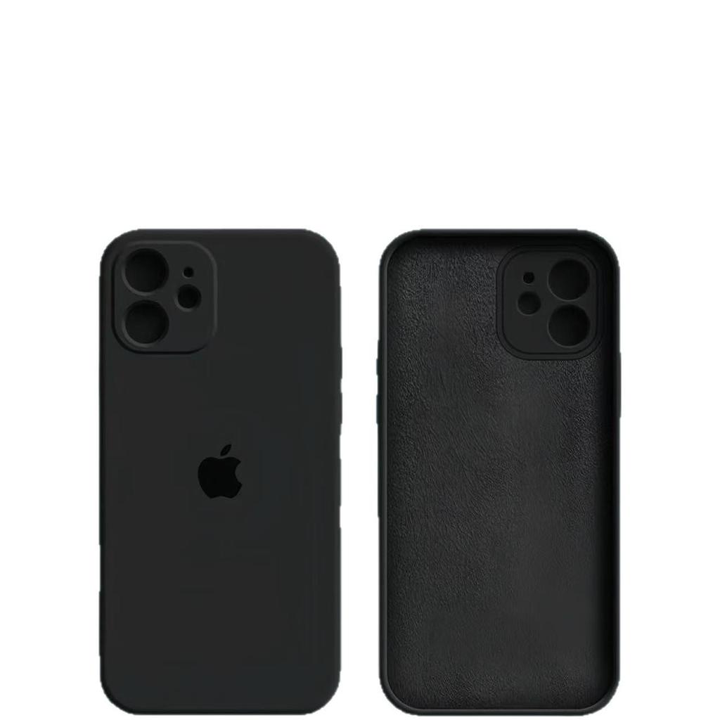 Liquid Silicone Apple 17 Air Phone Case: Drop-proof, Waterproof, Non-discoloring, Black Sage TB21