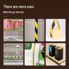 JINGRUIXIANG Yellow & Black PVC Safety Warning Tape