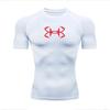 Tight T-shirt for Men's Short Sleeve Sports Fitness Running Sporter Gym Fashion Drying Workout High Elasticity Breathable Sweat-Resistant
