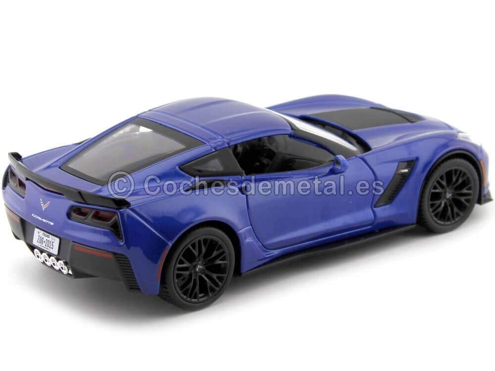 2015 Chevrolet Corvette C7 Z06 Blue by Maisto 31133 by Chevrolet 1/24