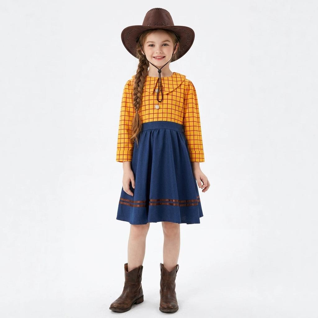 S-XL Halloween children cos toy story, Woody cowboy costume cartoon animation costume