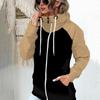 Women Autumn Winter Fleece Sweatshirt With Pocket Slim Fit Coat Zip Oversized 5XL