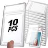 1/10x Transparente Kartenhülle Fotorahmen Bild-Display-Halter Wiederverwendbare Postkarten-Foto-Aufbewahrungsbox Heimaufbewahrung Dekoration