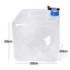 Kujucun Outdoor Camping Foldable Water Container with Tap